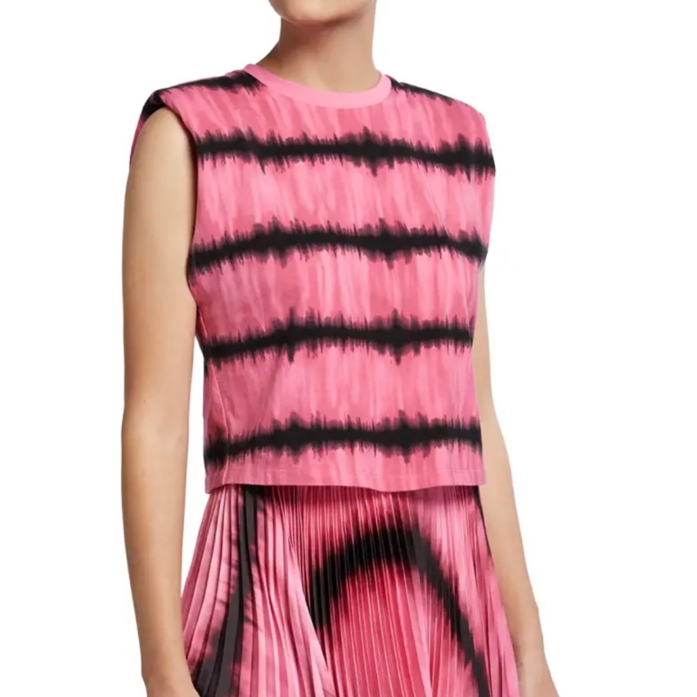 Desma Tie-Dye Tank with Shoulder Pads- NWT